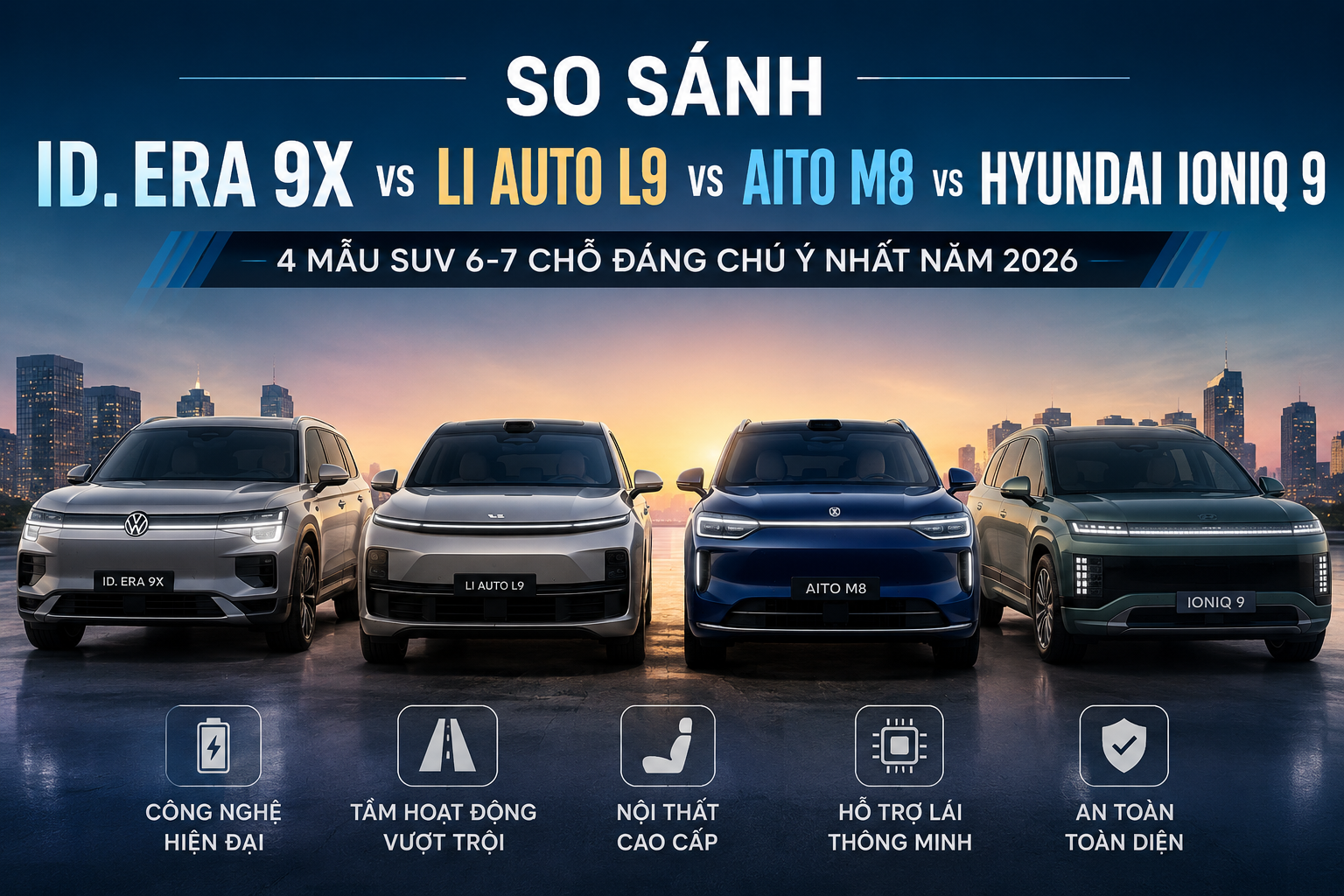 So sánh Volkswagen ID. ERA 9X